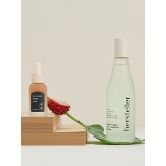 허스텔러 [SET] 원더 베지 쥬시 트리트먼트 에센스 150ml + 리벌스 데이 앰플 45ml