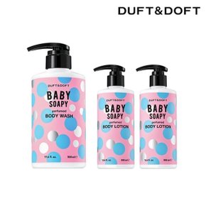 더프트앤도프트 퍼퓸드 베이비소피 바디워시 500ml+바디로션 300ml 2...