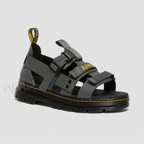 NA 피어슨 샌들 건메탈 26474029 DR. MARTENS PEARSON STRAPPY WEBBING SANDALS