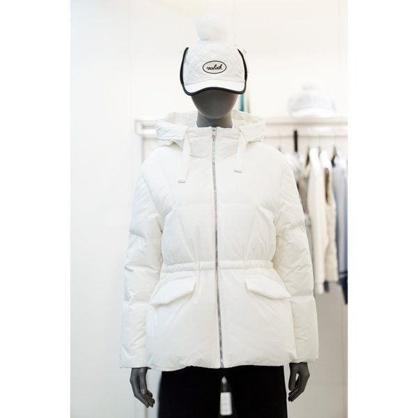 [여주점] 골프웨어 여성 골프 후드 미들 다운 점퍼 ODWPB92