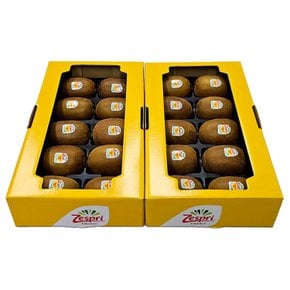 [출고일 지정] 제스프리 썬골드키위 슈퍼점보과 2단 선물세트 3.1kg (20입)