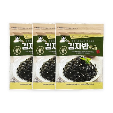 안옥남 향긋하고 고소한 김자반 볶음 50g x 3 (150g)