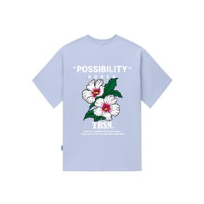 KOREAN FLOWER T-SHIRTS - PURPLE