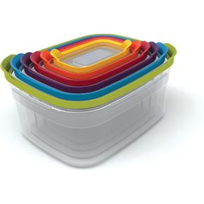 영국 조셉조셉 매셔 Joseph MAIN-20786 81009 Nest Plastic Food Storage Containers Set with L