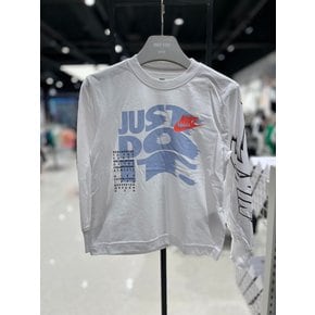 [시흥점] (105~130) 나이키키즈 나이키온더무브긴팔티셔츠 A251TS159P WH 화이트
