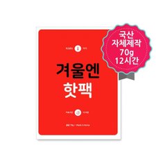 화끈이핫팩 캠핑 군인 훈련 학교 수험생 골프 70gX30