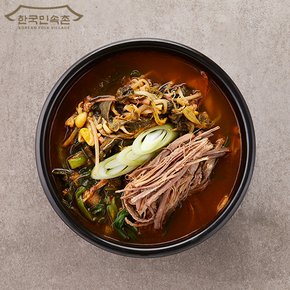 한국민속촌 장터 소고기 국밥 트레이 500g 5팩