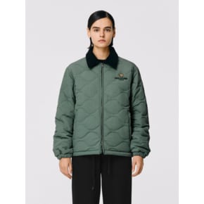 LONDON SERIES QUILTED JACKET-LIGHT GREEN