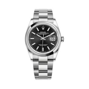 롤 데이트저스트 36mm 126200 브라이트 블랙 오이스터