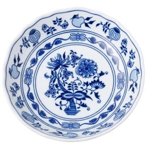 체스키포슬란 쯔비벨무스터 도자기 웨이브 원형찬기-20.5cm/1개 (CB049)