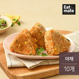 잇메이트 닭가슴살 찰현미 구운주먹밥 야채 100g 10팩