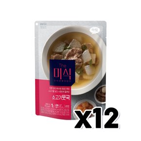 더미식 소고기뭇국 즉석조리식품 350g x 12개