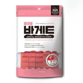 펫슐랭 유산균 바게트 츄 120g 딸기(6p)