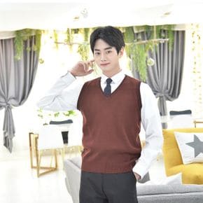 교복몰 보풀방지 와인 네이비라인 교복조끼 남자 _P343223928