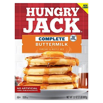  헝그리잭 컴플리트 버터밀크 팬케익 와플 믹스 Hungry Jack Pancake Waffle Mix 907g