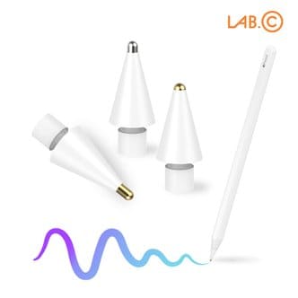 랩씨 애플펜슬 프로 2세대 1세대 USB-C 호환 메탈 펜촉 반영구 팁