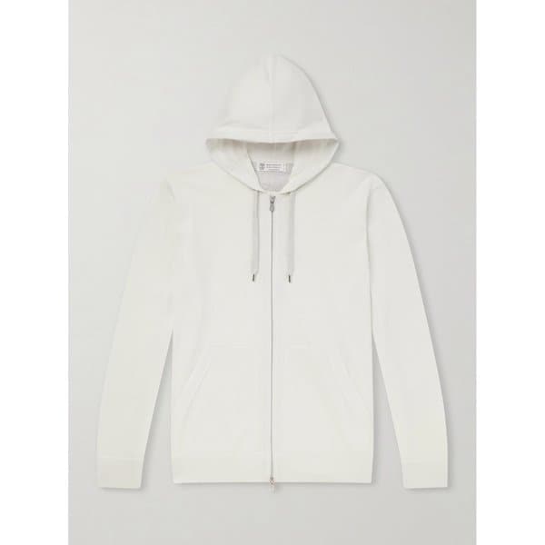 브루넬로쿠치넬리 캐시미어 집업 후드 46376663163000395