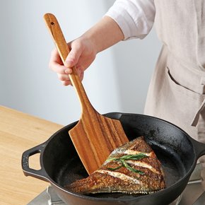 마리포사 월넛 조리도구 원목 우드 사각뒤집개(L)34cm