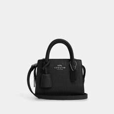 코치 여자 가방 안드레아 미니 캐리올 크로스백 CR209 novelty leather/Silver/Black