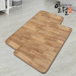 미니싱글 원목무늬 전기매트(45x135)