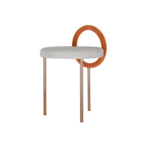 Hoop Stool - Coral