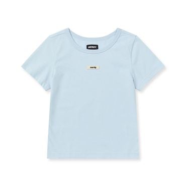 널디 우먼스 라벨 반팔 티셔츠 스카이블루 PNEU25ST1514
