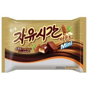 [석진케이] 초코간식 해태 자유시간 아몬드 미니 506gx3개 반박스 맛있는초코바