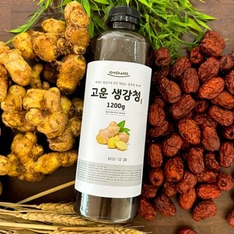 쇼핑의고수 국내산 생강,도라지,대추로 만든 찐한 생강청 1200ml x 2병