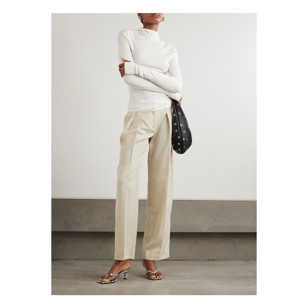 더프랭키샵 다나에 후드 골지 니트 탑 화이트 1647597360482631