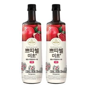 CJ제일제당 쁘띠첼 미초 석류 900ml 2개