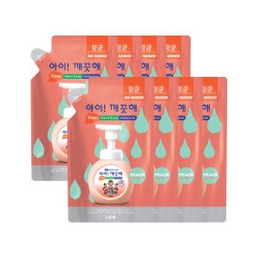 아이깨끗해 핸드워시 리필 복숭아향 200ml 8개