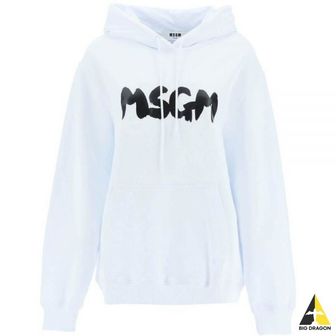 MSGM 엠에스지엠 클라우드 로고 후드 티셔츠 (3341MDM182 227799 01)