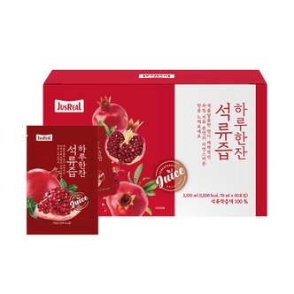 웰팜 [저스리얼] 하루한잔 석류즙 70ml x 30포 / 실속포장