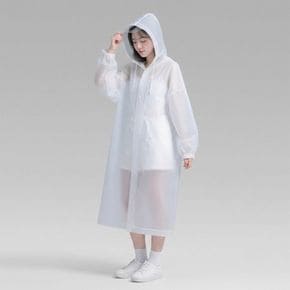 롱우비 EVA 남녀공용 질긴 휴대용 비옷 폭우 우의