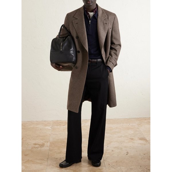 오피시네 제네랄레 울 하프 집 폴로 스웨터 46376663162963088