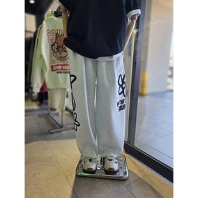 [시흥점] 데이지 스프레이 디테일 와이드 팬츠 (백오트그레이) /JFZK80307LG