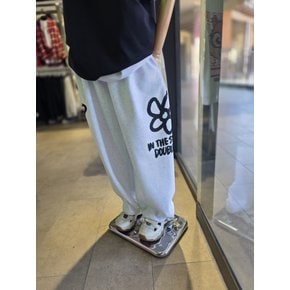 [시흥점] 데이지 스프레이 디테일 와이드 팬츠 (백오트그레이) /JFZK80307LG