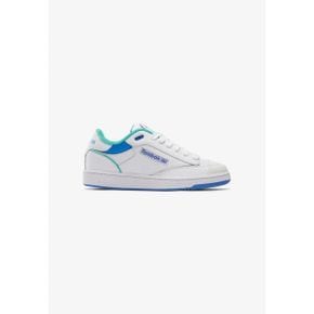 5109975 Reebok CLUB BULC - Trainers white unleashed green kinetic blue 110672458