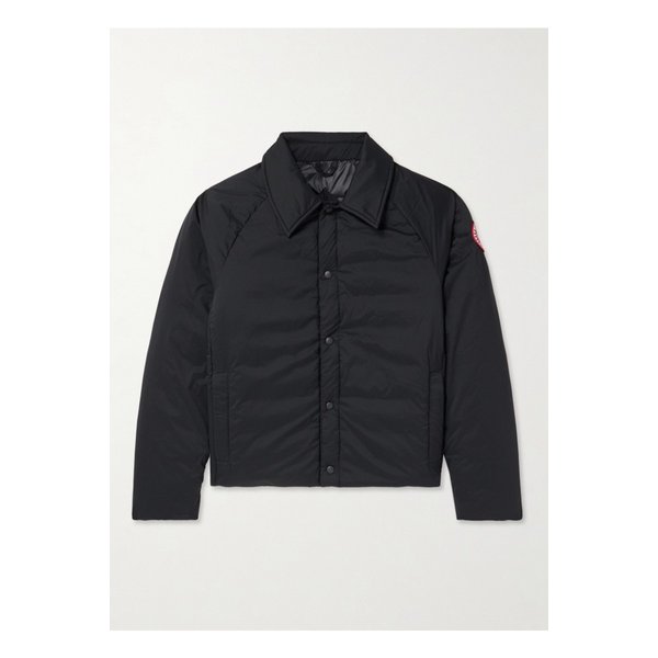 로지 패딩 립스탑 다운 재킷 블랙 46376663162932223