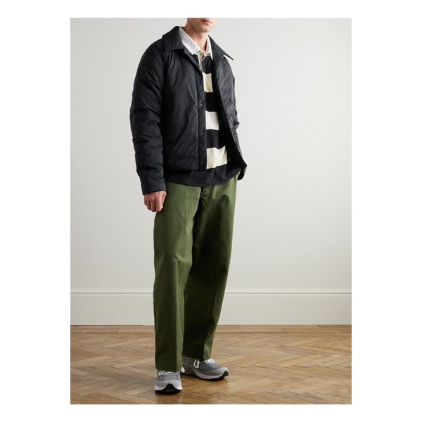 로지 패딩 립스탑 다운 재킷 블랙 46376663162932223