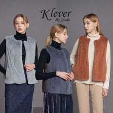 [정상가: 1490000원] 진도 Klever 유색밍크 휘메일 베스트 (K3W2EV04_)..