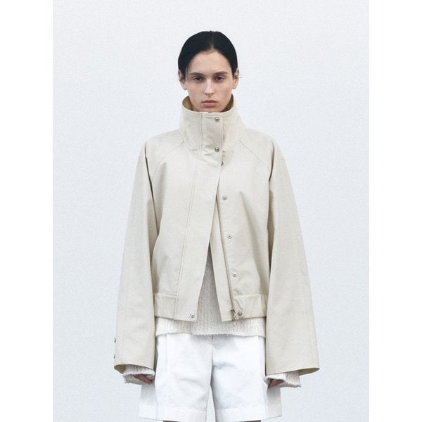 TVS HIGH NECK HIDDEN STRIPE JUMPER_2COLORS