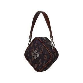 DIAMOND MINI BAG / leopard brown