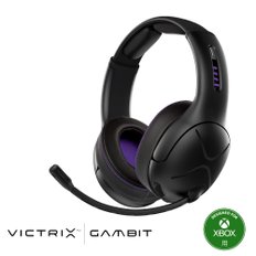 PDP Victrix Gambit Xbox [Xbox [] 게이밍 헤드셋 무선 유선 블랙 마이크 포함 공식 라이센스