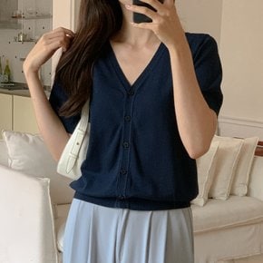 [제작] 데일리 무드 반팔 니트 가디건 75984 빅사이즈 여성의류