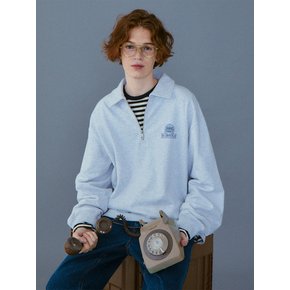 HALF ZIP-UP SWEATSHIRT LGR