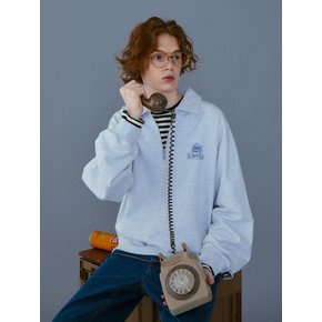 HALF ZIP-UP SWEATSHIRT LGR