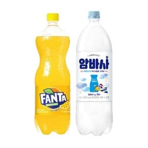 환타 파인 1.5L 6입 + 암바사 1.5L 6입