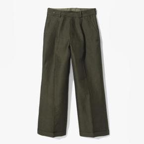 하버색 치노팬츠 SEMI-FLARE WIDE PANTS (DRY TOUCH) KHAKI HSD1M30000A23