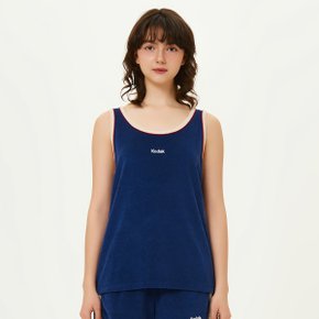 [공식](정상가 : 59,000원) 테리 슬리브리스 우먼 NAVY